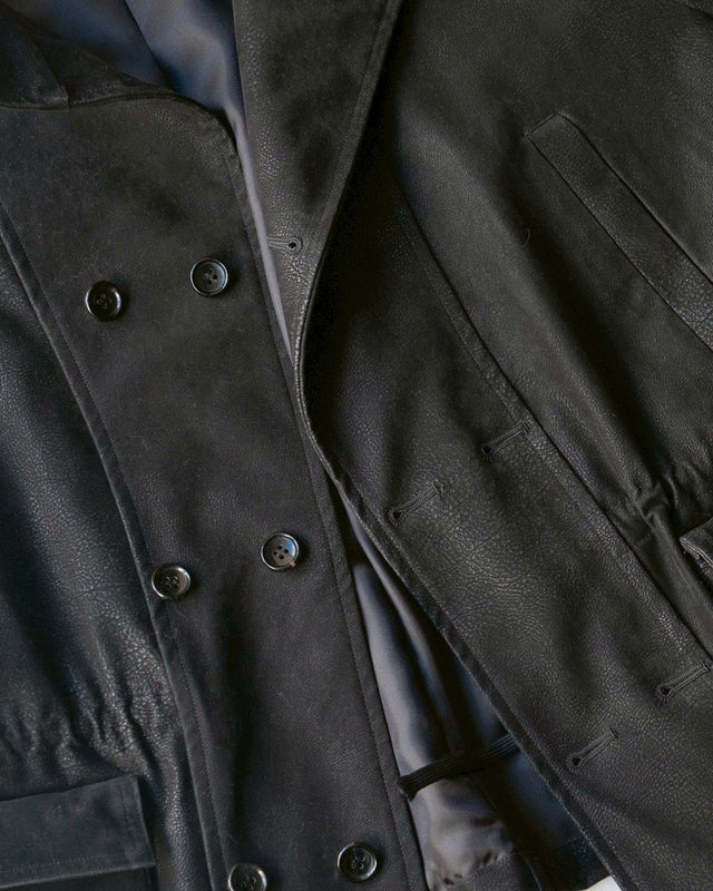 MSTRSKN Trench Half Coat / Black