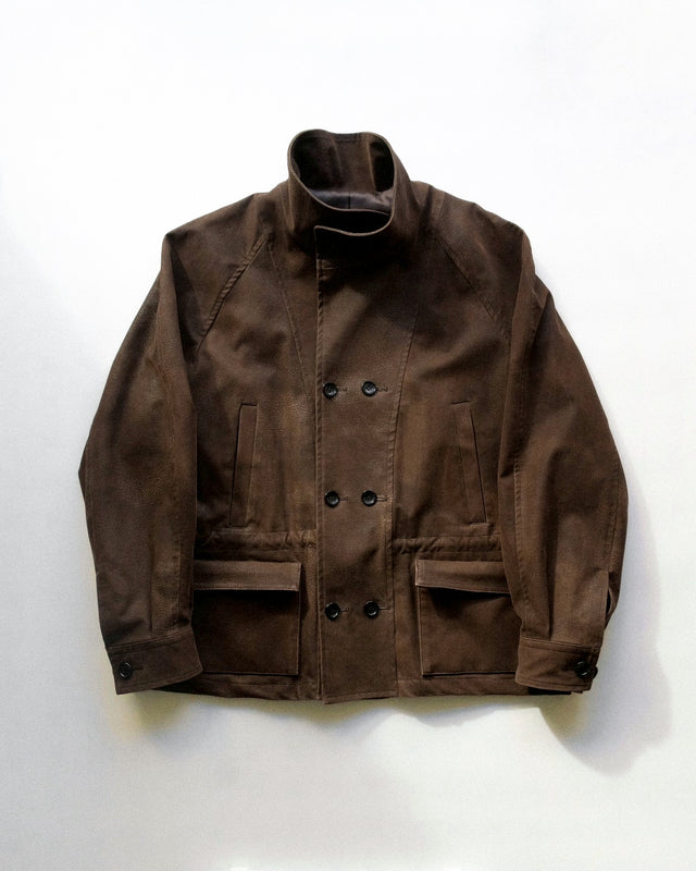 MSTRSKN Trench Half Coat / Brown