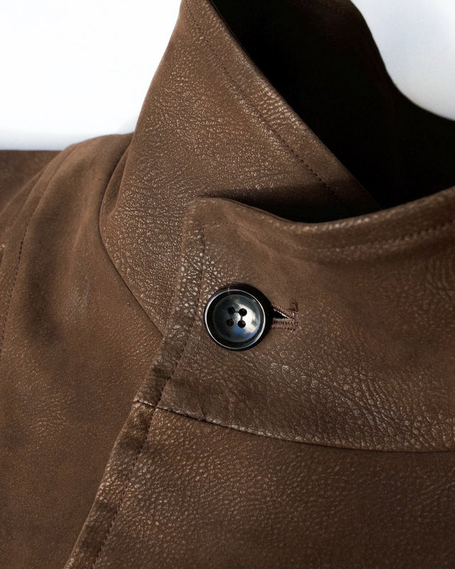 MSTRSKN Trench Half Coat / Brown